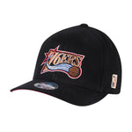 Mitchell & Ness - Philadelphia 76ers - Snapback - Black Debossed