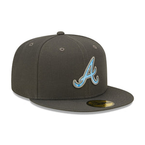 New Era - Atlanta Braves 59Fifty Fathers Day Fitted - Graphite Grey/Blue
