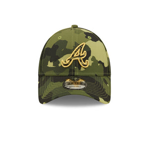 New Era - Atlanta Braves 9Forty Armed Forces Day - Snapback - Camo/Gold
