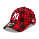 New Era - NY Yankees 9Forty Tartan - Adjustable - Black/Red Check