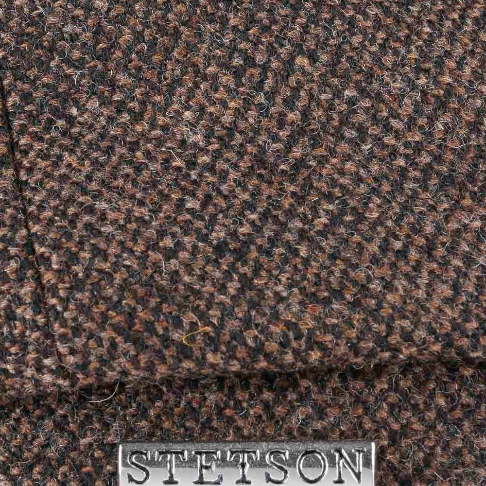 Stetson - Hatteras Wool Mix - Sixpence/Flat Cap - Brown