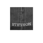 Stetson - Hatteras Old Cotton Newsboy - Sixpence/Flat Cap - Black