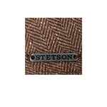 Stetson - Kent Hayton Herringbone - Sixpence/Flat Cap - Brown