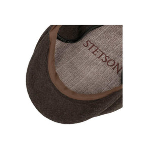 Stetson - Kent Wool Earflaps - Sixpence/Flat Cap - Brown