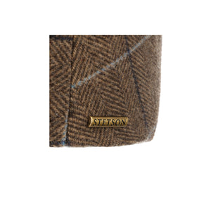 Stetson - Kent Wool Ivy Cap With Earflaps - Sixpence/Flat Cap - Beige/Brown