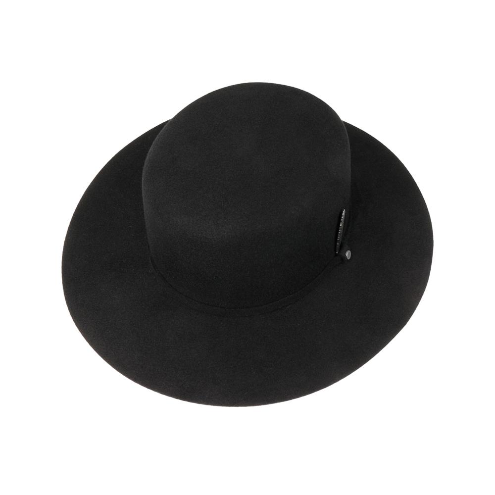 Stetson - Open Crown Wool Hat - Fedora - Black