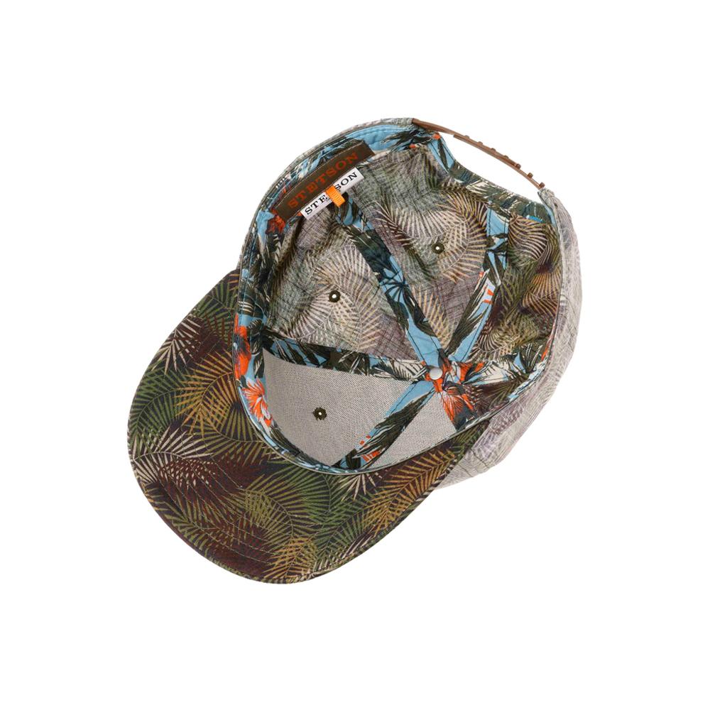 Stetson - Palm Leaf Baseball Cap - Snapback - Olive/Mottled