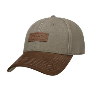Stetson - Rustic Cap With UV Protection - Adjustable - Olive/Brown