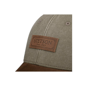 Stetson - Rustic Cap With UV Protection - Adjustable - Olive/Brown