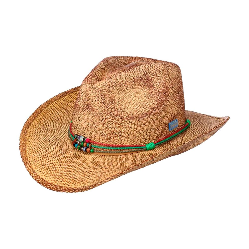 Stetson - Townsend Toyo Western Hat - Straw Hat - Brown Mottled
