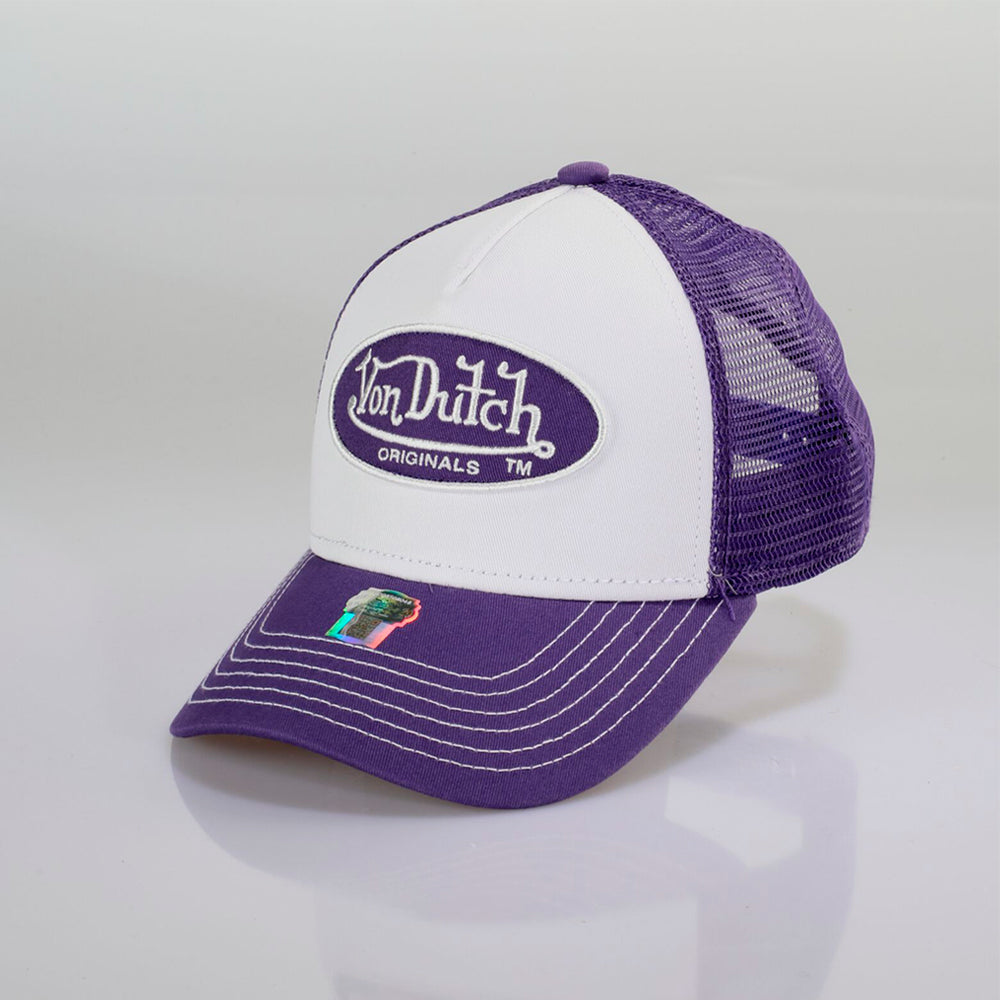 Von Dutch - Boston - Trucker/Snapback - White/Purple