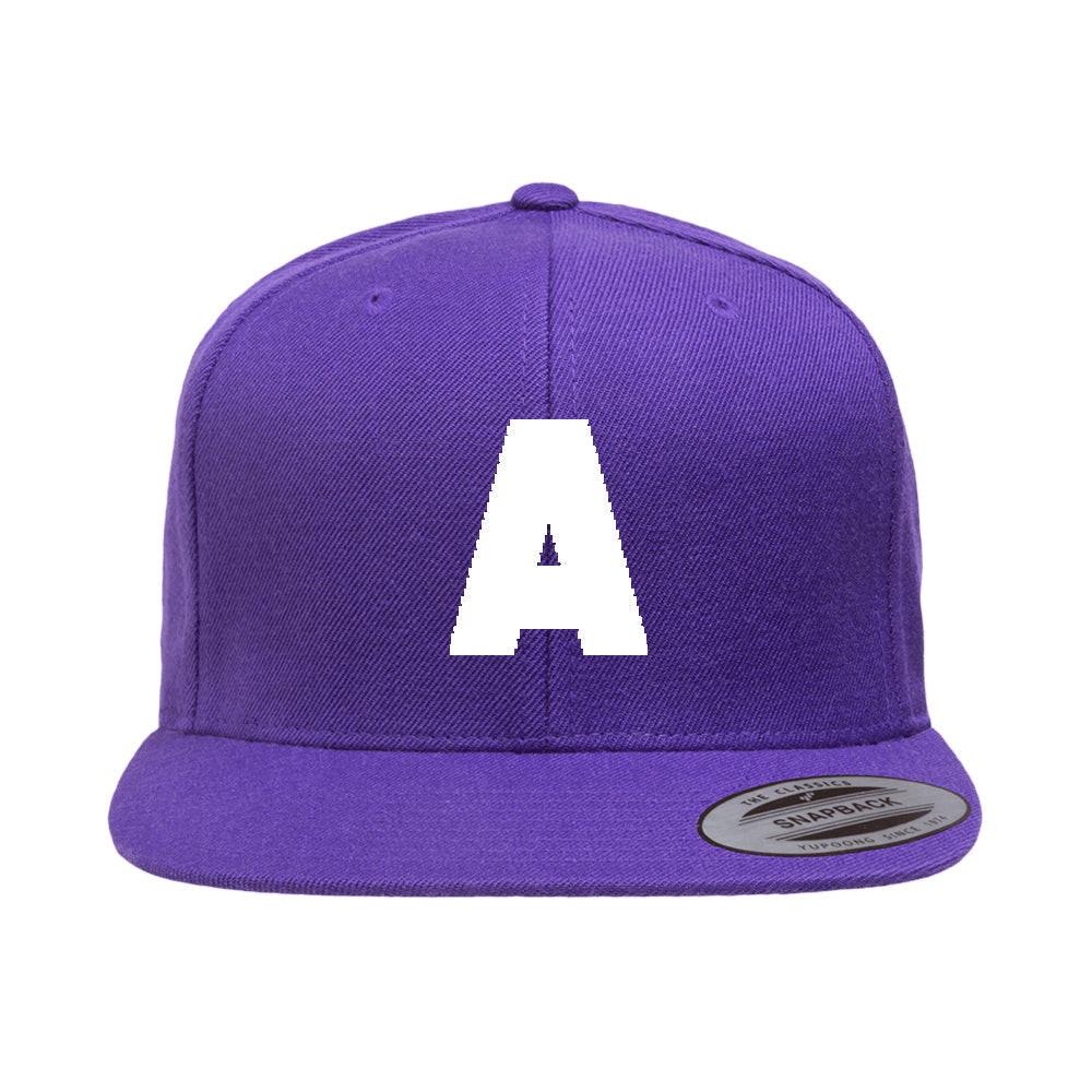 Yupoong - Text/Letter Cap A to Z - Purple (Guide below)