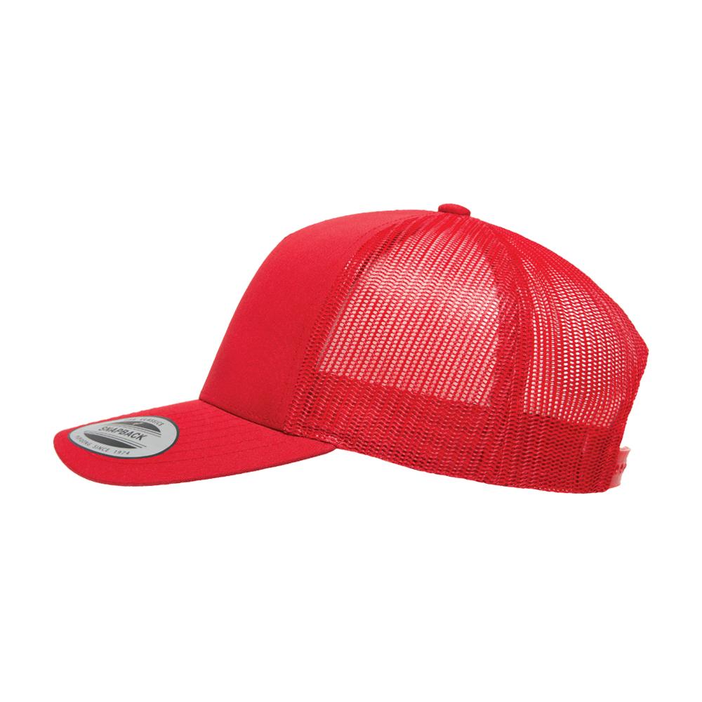 Yupoong - Trucker 5 Panel - Snapback - Red