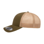 Yupoong - Trucker 6 Panel - Snapback - Moss Green/Khaki